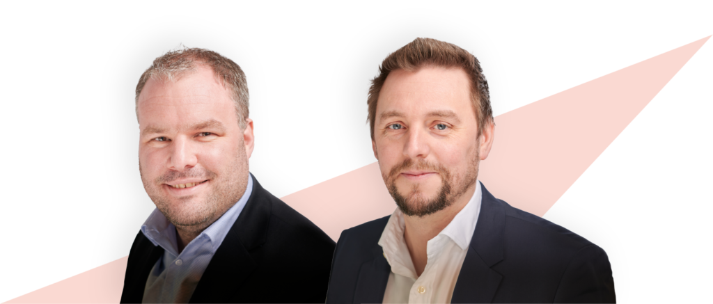 Searchlight Cyber's two co-founders - Ben Jones and Dr. Gareth Owenson